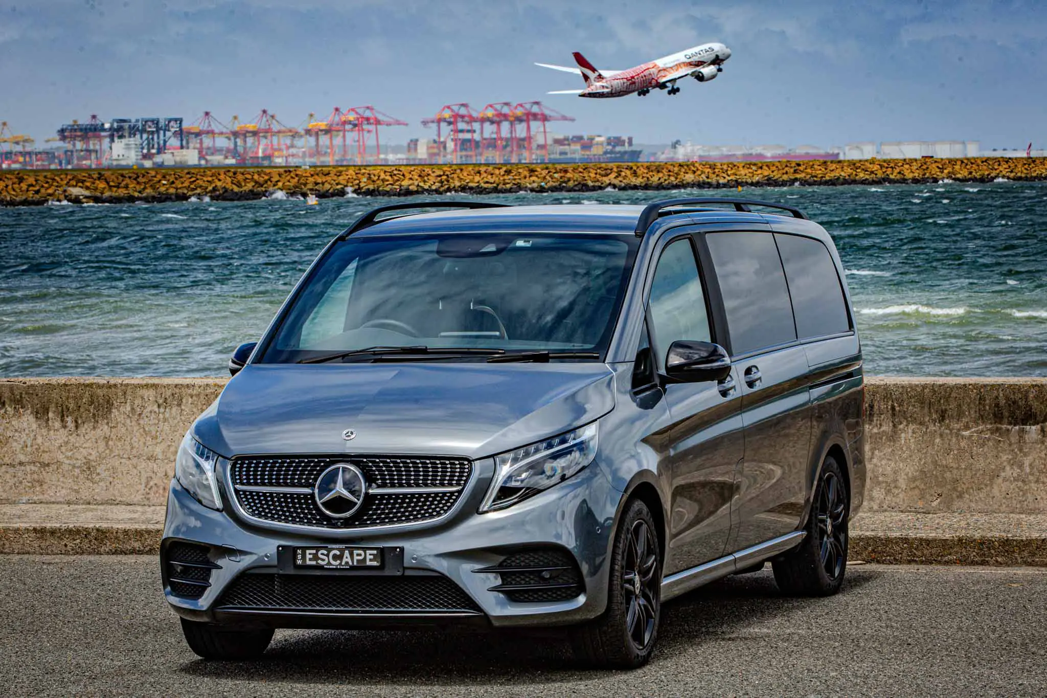 private long distance transfers from Sydney in a Mercedes V-Class